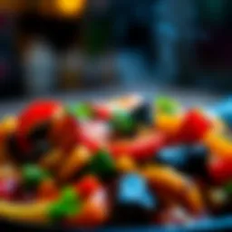 A vibrant vegetable stir-fry bursting with colors and nutrients