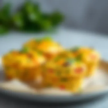 Oven-baked egg muffins packed with vegetables