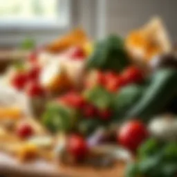 An elegant display of Martha Stewart meal kits showcasing fresh ingredients