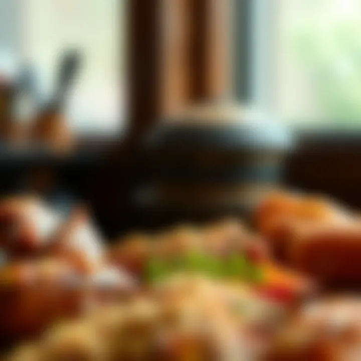 Variety of seasonings for chicken wings