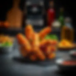 Stylish design of the Emeril Lagasse air fryer basket showcasing modern culinary innovation