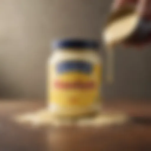 A classic mayonnaise mixture glistening with richness