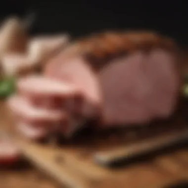 An online interface featuring a variety of specialty pork cuts available for purchase