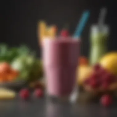 A smoothie made with a high-powered blender presented in a glass