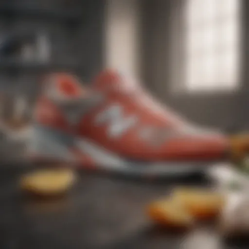 Innovative design elements of New Balance work sneakers