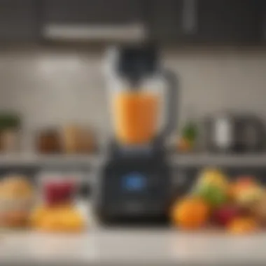 User-friendly control panel of the Ninja Foodi Professional Blender