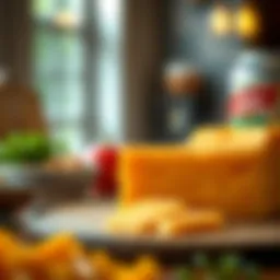 Nutritional breakdown of sharp cheddar cheese