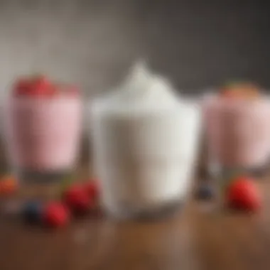 Nutritional breakdown of various yogurt types