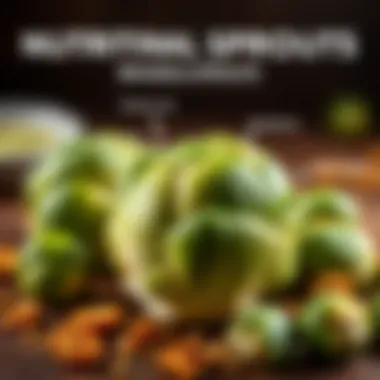 Nutritional Breakdown of Brussels Sprouts Illustration of nutritional breakdown of Brussels sprouts