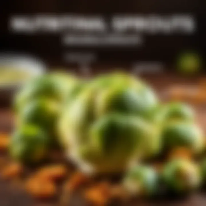 Nutritional Breakdown of Brussels Sprouts Illustration of nutritional breakdown of Brussels sprouts