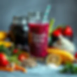 A vibrant array of ingredients used in Oprah's weight loss drink