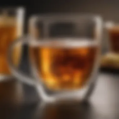 Double-Walled Glass Mug: The Fusion of Style and Insulation An elegant double-walled glass mug demonstrating advanced insulation technology.