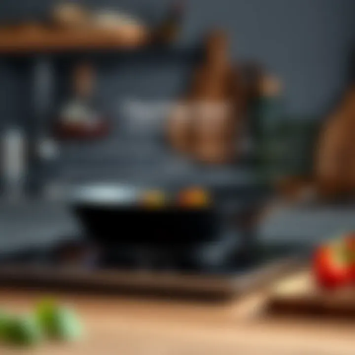 Choosing the Right Size for Electric Stoves Illustration showing the proper size of a paella pan for electric stovetops