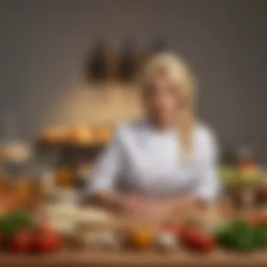 A collection of ingredients representing Pam Anderson's recipes