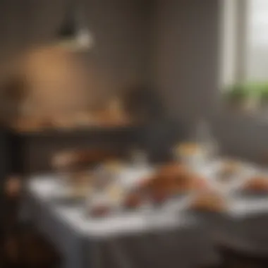 Elevating the Dining Experience with Pam's Recipes A beautifully arranged dining table featuring Pam Anderson's recipes