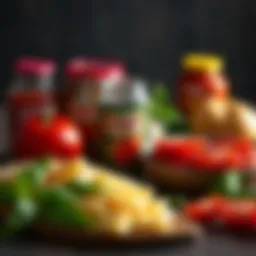 Fresh ingredients for homemade pasta sauce