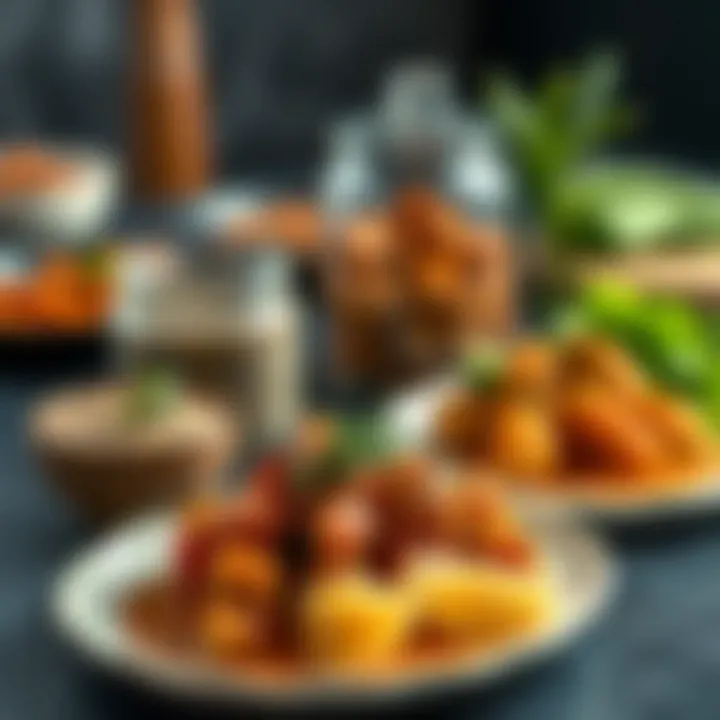 Delicious Dishes from Pressure Cooking A collection of delicious dishes created using pressure jars, beautifully plated for presentation