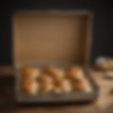 Interior view of a well-organized proof box filled with dough