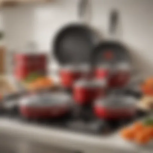 Rachael Ray Nonstick Cookware Set Display