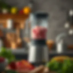 High-performance commercial blender with sleek design