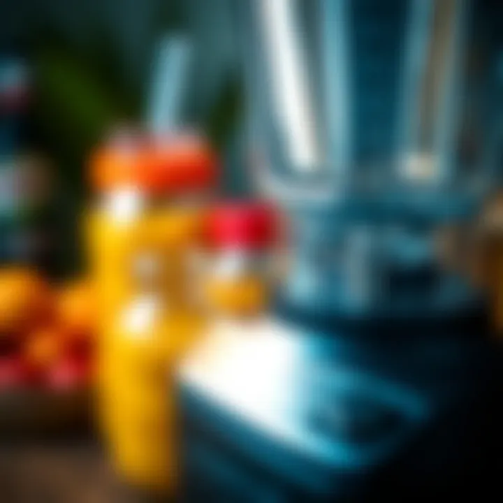 User-friendly controls of a commercial blender