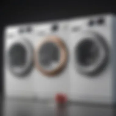 A comparison chart of different self-cleaning washer machine models