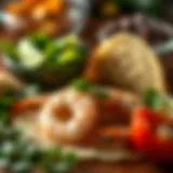 Fresh Ingredients for Shrimp Tacos Fresh shrimp ready for seasoning