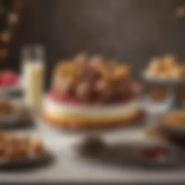 Dessert Showcase for Celebratory Meals Delectable dessert table showcasing sweet treats