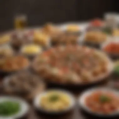 Appetizer Selection for Group Gatherings Elegant appetizer spread for group gatherings