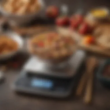 Seamless Integration for Goal Tracking User tracking progress with smart diet scale app