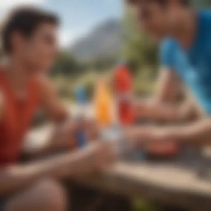 Sonic Powerade being enjoyed by athletes during an outdoor activity