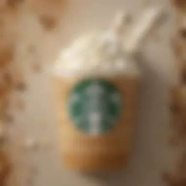 Close-up of the vibrant ingredients used in a Starbucks Light Frappuccino