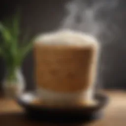 Traditional bamboo steamer used for sticky rice