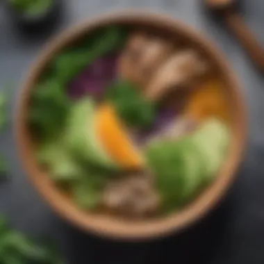 A beautifully garnished Sweetgreen Miso Bowl ready to delight the senses.