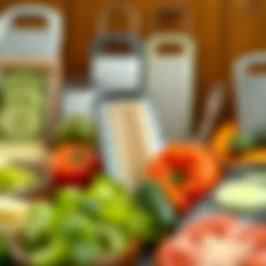 Diverse Mandoline Collection A variety of mandolines displayed elegantly