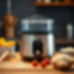 A modern oat cooker showcasing sleek design and advanced features.