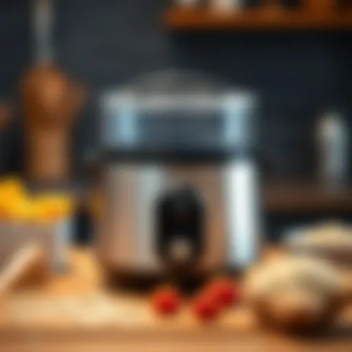 A modern oat cooker showcasing sleek design and advanced features.