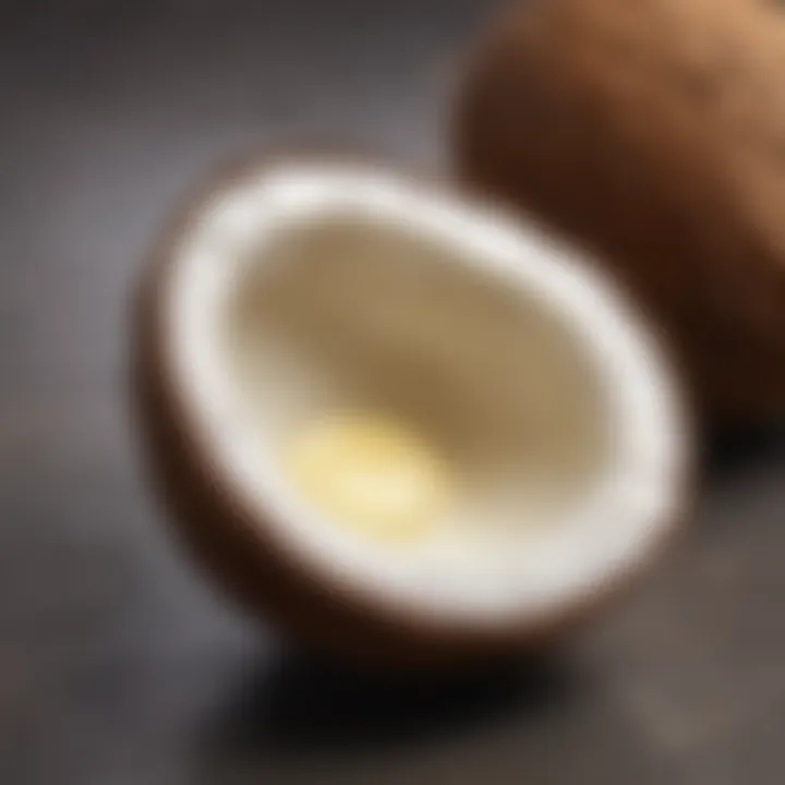 Coconut oil used in luxurious skincare