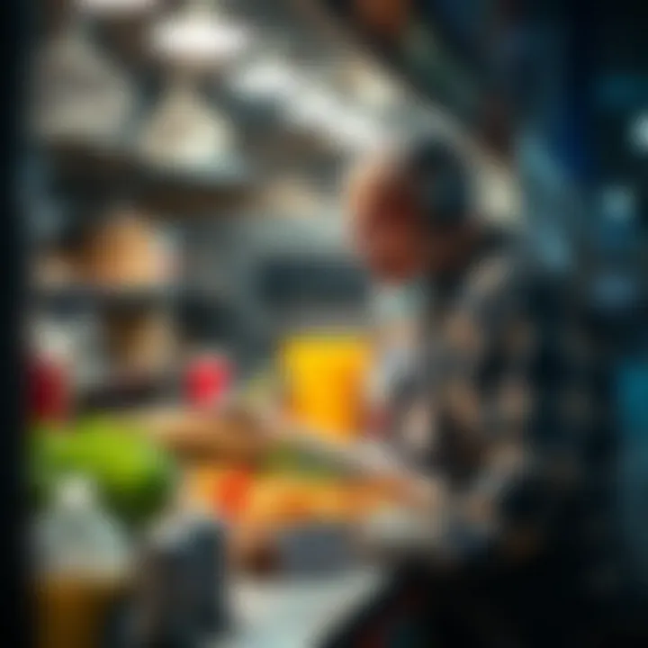 A food truck operator navigating business challenges