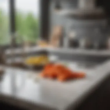 A neatly organized kitchen highlighting cleanliness and hygiene