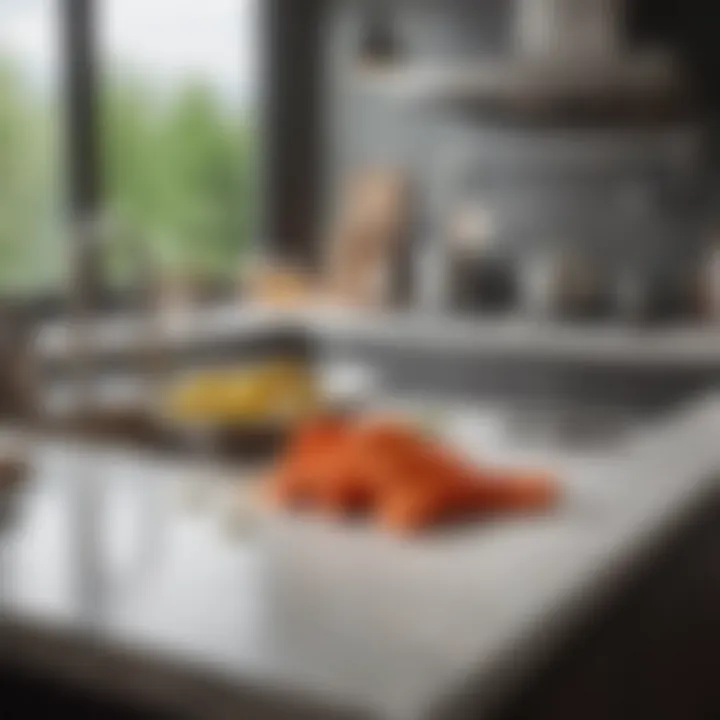 A neatly organized kitchen highlighting cleanliness and hygiene