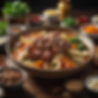 Essentials of Authentic Chinese Ingredients An array of fresh and vibrant ingredients essential to authentic Chinese cooking.