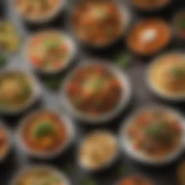 Nutritious Vegan Takeaway Dishes Healthy and nutritious vegan dishes presented in a takeaway format