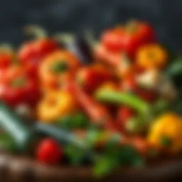 A variety of colorful vegetables rich in nutrients