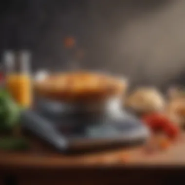 The Role of Precision in Culinary Measurements Precision scale displaying exact measurements for ingredients