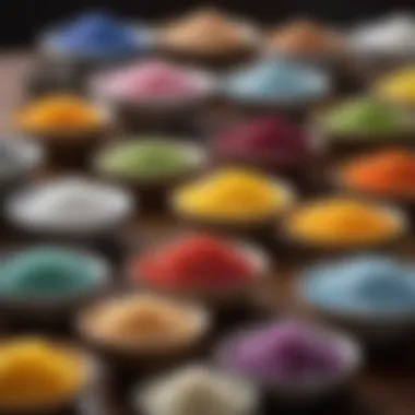 The Spectrum of Salt Varieties An assortment of salts in decorative bowls