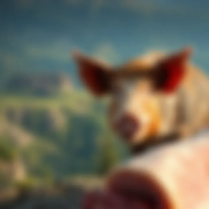 Iberian Peninsula: Home of the Iberico Pig The lush landscapes of the Iberian Peninsula where Iberico pigs roam