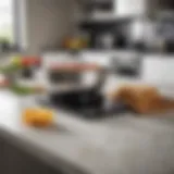 Elegant kitchen gadgets displayed on a countertop