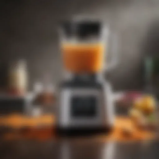 Showcasing a high-performance blender with advanced features