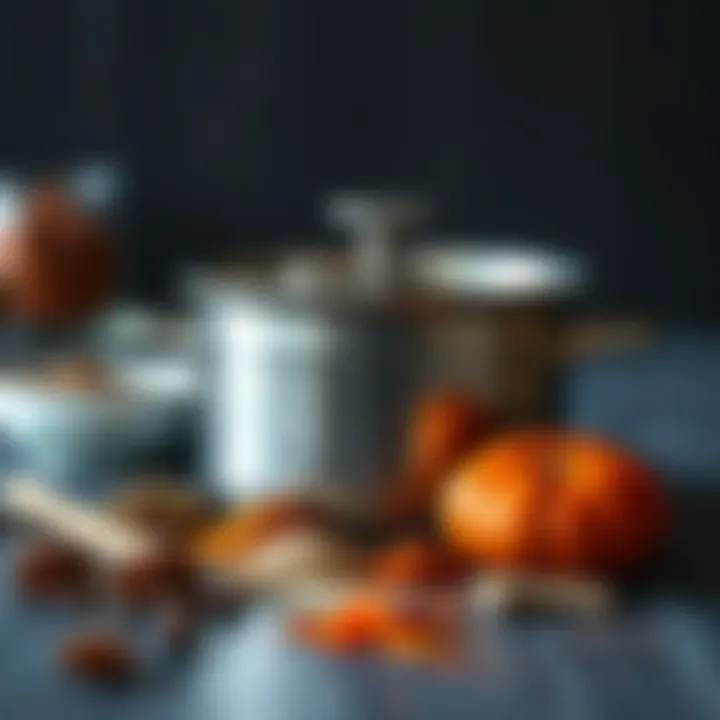 1 qt pot featured with an assortment of spices